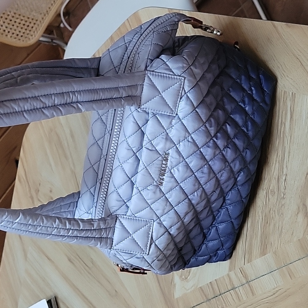 MZ Wallace small tote in mint condition, ombre blue/violet